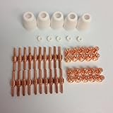 Antra PT-31-50 Cutting Tip Set 50 for PT-31 / LG40 Plasma Cutting Torch Consumables for Cut 50 Ct312 Ct520 Or Other Machines with Plasma Cutting Feature