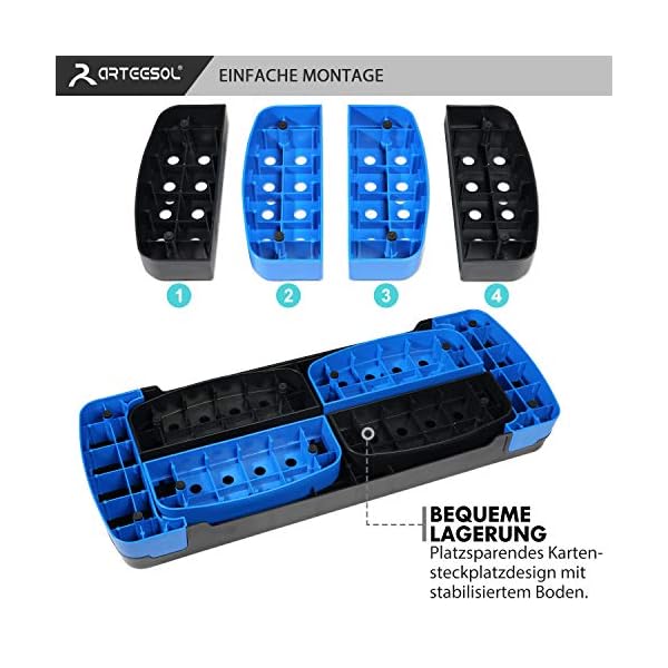 arteesol-Aerobic-Step-Stepper-Exercise-Step-Platform-Adjustable-3-Level-Non-Slip-Surface-Workout-Stepper-Shock-Absorb-Fitness-Training-Step-Strong-Grip-with-Risers Aerobic Stepper