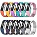 AIUNIT for Fitbit Alta HR Bands and Fitbit Alta Bands (12 Pack), Newest Sport Replacement Wristbands with Secure Metal Buckle for Fitbit Alta HR/Fitbit Alta/Fitbit Ace