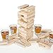 Gifts Infinity Tumbling Tower Drinking Game for Adults – Includes 4 Shot Glasses and 60 Challenge Wooden Blocks, Exciting Adult Party Game for Game Nights, Idea for Friends and Family