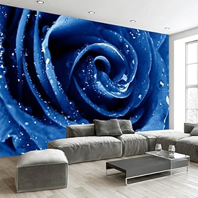 Tianxinbz Flower 3d Wallpaper Custom Mural Wall Paper High Quality Red Blue Rose Living Room Bedroom Wallpaper Home Decor Modern 480cm W X290cm H Buy Online At Best Price In Uae Amazon Ae