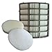 Crucial Vacuum Replacement Vacuum Filter Compatible with Shark HEPA Style Filter Part # XFF80, Foam & Felt Filter Part # XFF80NZ - Fits Shark XHF80, NV-80, UV420, UV440 ? Bulk (3 Filters)