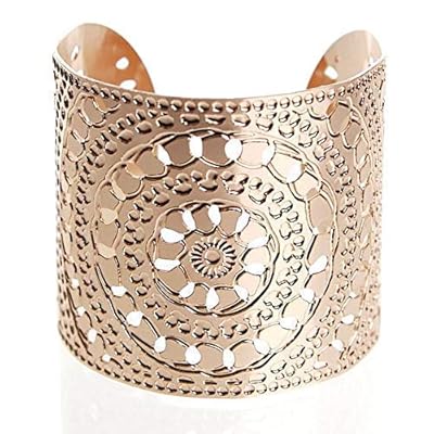 Buy Rose Gold Cuff Bracelet Wide Rose Gold Bracelet Rose Gold Bangle Henna Jewelry Rose Gold Jewelry Statement Cuff Moroccan Jewelry Packaged And Ready For Gift Giving Online In Taiwan B07hnrdlkf