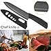 imokLife Ceramic Knife Set (4 Pieces) Kitchen Knives with Safety Sheaths Super Sharp and Never Rust(6