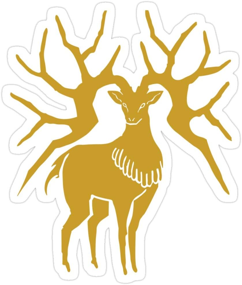 Hope Hit - House Golden Deer - Stickers (3 Pcs/Pack)