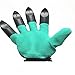 Waterproof Garden Genie Gloves with Fingertips Claws Quick Easy to Dig and Plant Safe for Rose Pruning