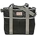 Large Insulated Thermal Cooler Tote Bag Detachable Shoulder Strap by Mister Alfresco (Black)