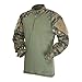 Tru-Spec 65/35 Polyester/Cotton Rip-Stop 1/4 Zip Tactical Response Combat Shirt Woodland Digital/Olive Drab Large