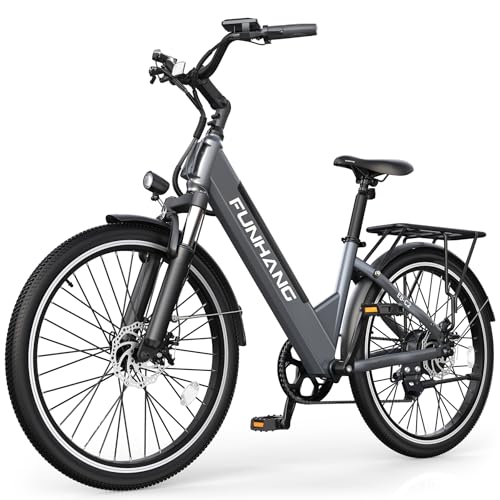 Funhang Electric Bike for Adults, 1000W Peak