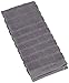 Cuisinart 100% Cotton Terry Super Absorbent Kitchen Towel, Sculpted Subway Tile, Gray