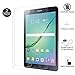 [2 Pack] Walle Shop Samsung Galaxy Tab A 10.1 Screen Protector - [Tempered Glass] [Bubble Free] [9H Hardness] 2.5D Scratch Resistant Screen Protector for Galaxy Tab A 10.1 Inch (SM-T580)
