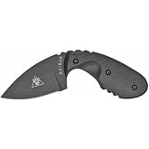 KA-BAR TDI Investigator Fixed Blade Knife 2.71" Drop Point AUS-8 Black Blade Nylon Handle Black