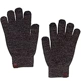 Timberland Mens Commuter Texting Gloves w/ Touchscreen Conductivity (Charcoal)