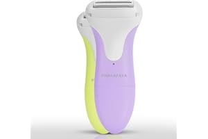 PINKPAPAYA Lady Electric Shaver,Electric Razor for Women,Bikini Trimmer,Electric Razor for Legs,Shaver for Women Pubic Hair,Foil Shaver,Body Hair Removal for Underarms,Wet/Dry,Cordless,Purple/wqc6