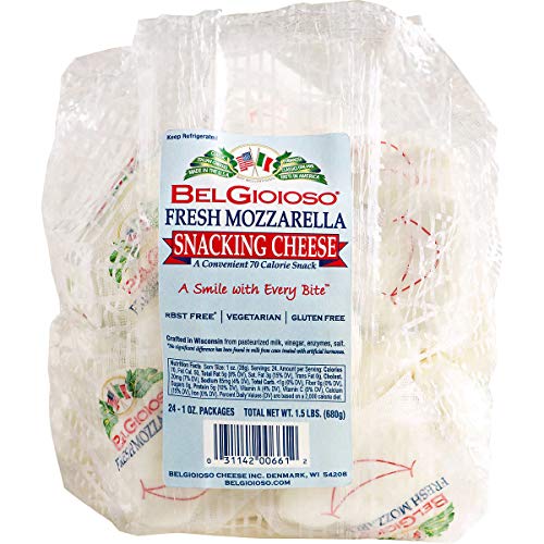 BelGioioso Fresh Mozzarella Snacking Cheese, 24 One Ounce Packages
