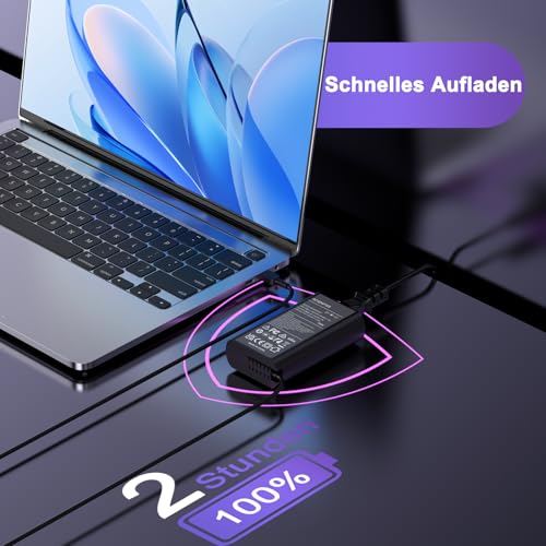 65 W USB C Power Supply Charging Cable Compatible with Lenovo ThinkPad X1 Z13 X13 L14 E14 P14s E15 P15s E15 P16s IdeaPad Slim 5 5i 3 3i Yoga 6 7i Pro 7 Ideapad Flex 3 5 ThinkBook 13s 14G3 14G4 Laptop Charger