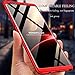 ATRAING Galaxy Note 9 Case, Slim Fit Hard PC Phone Case 3 in 1 Ultra-Thin Velvet Touch Fingerprint-Proof Cover for Samsung Galaxy Note 9(Red)