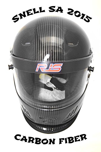 RJS RACING PRO RACING HELMET CARBON FIBER FULL FACED SNELL 2015 RATED ADULT 2X