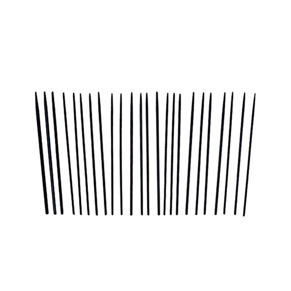 Clarinet Needle 24Pcs Saxophone Spring Needle Clarinet Needle DIY Repair Accessory C702 (Black) Flute Needle