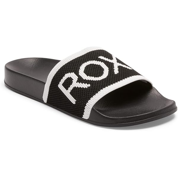 Amazon.com | ROXY Women's Flip Flop Sandal, Black, 7 | Slides