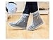 Reusable Women Men Waterproof Rain/Snow Shoes Cover Adjustable Zippered Over Shoes Slip-resistant Wear-resistant Thicken Sole Shoes Covers XXL