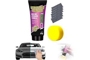 BUSYLIVE Nano Sparkle Cloth Car Scratch Remover Set, 2024 New Nano Sparkle Cloth and Car Scratch Repair Paste, Magic Nano Cleaning Cloth Scratch Remover for Deep Scratch Repair (1)