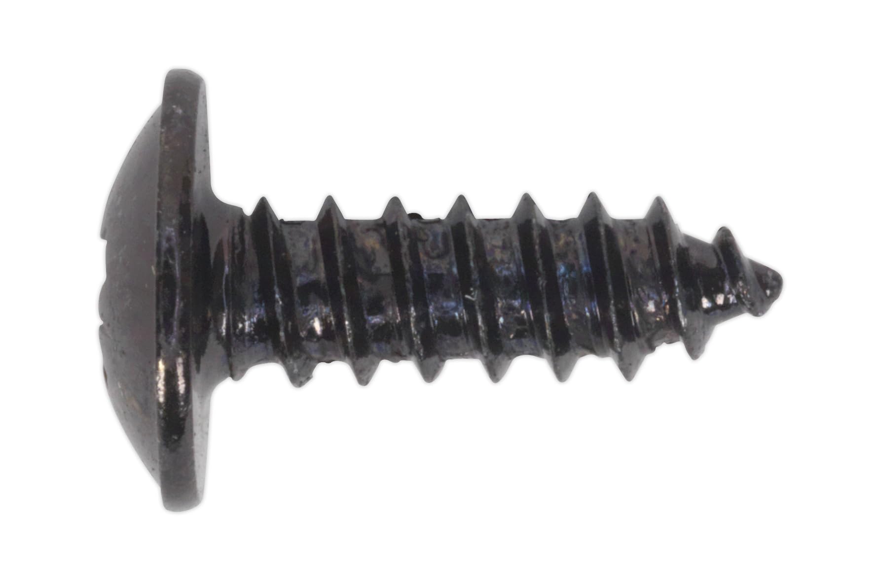 Sealey BST4213 Self Tapping Screw 4.2 x 13mm Flanged Head Black Pozi BS 4174 Pack of 100