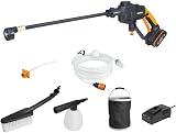 WORX HydroShot Cordless Pressure Washer 24 Bar 5-in-1 Nozzle Portable