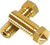 ALMOCN 15pcs 0.4mm V6 Volcano Brass Nozzles M6 1.75mm Filament 3D Printer view 2