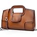 Sanxiner Leather Evening Handbags/Clutches Bags Crossbody Purse for Women (Brown)