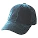 VANCOL Plain Adjustable Velvet Baseball Cap (Unstructured) (Green)