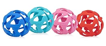nuby tuggy teething ball