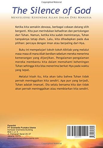 The Silence Of God Indonesian Edition Wahjudi Rachel S 9786020326580 Amazon Com Books