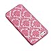 ABC Carved Damask Vintage Pattern Matte Hard Case Cover For iPhone 6 4.7 Inch (Red)