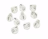 Dopro 10pcs Clear Guitar AMP Effect Pedal Knobs