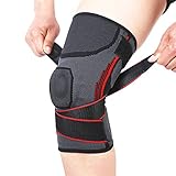 iMakcc Knee Brace Silicone Spring Strip Breathable