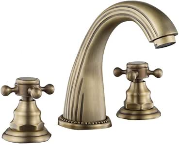 Fregadero Grifo Monomando Grifería De Baño De Bronce De Bronce Antiguo