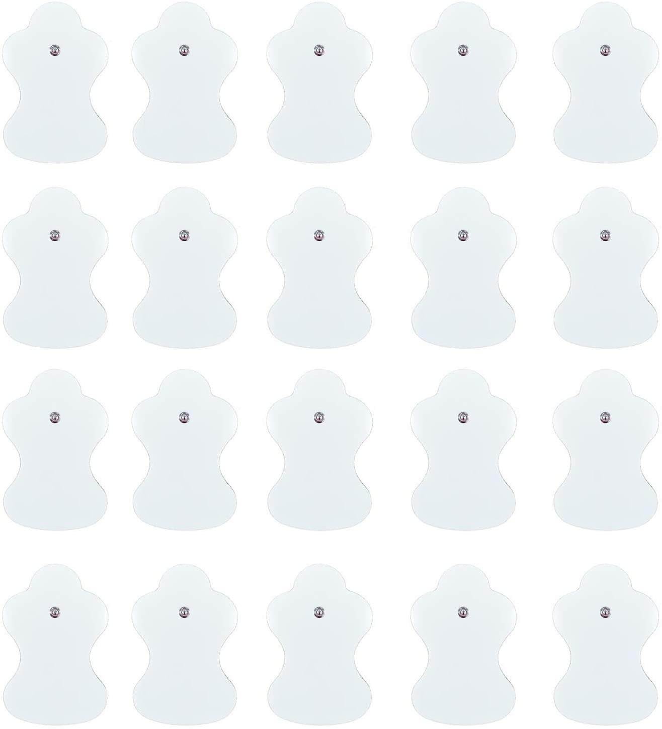 Photo 1 of 10 Pack TENS Unit Replacement Pads Compatible with Omron Electrotherapy Relief, Reusable Electrode Patches for PM3030 PM3031 HV-F128, Premium Gel Refills with Snap Connector