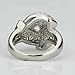 Yoursfs Big Statement Rings for Women 18k White Gold Plated Knot CZ Cocktail Rings Sparkle Austrian Crystal Jewelry Gift