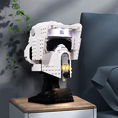 Led Light Kit for Lego Scout Trooper Helmet,Led Decoration Lighting Set