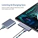USB C Hub for iPad Pro 2018, USB Type-C to 4K HDMI Adapter w/USB 3.0, SD/TF Card Reader, 3.5mm Headphone Jack, PD Charging (SpaceGray)