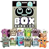 Box Buddies Galactics - Pack of 12 Mini Box Space Explorers - Fun Papercraft Party Favors