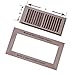 WELLAND 2 Inch X 12 Inch Red Oak Hardwood Vent Floor Register Flush Mount Unfinished