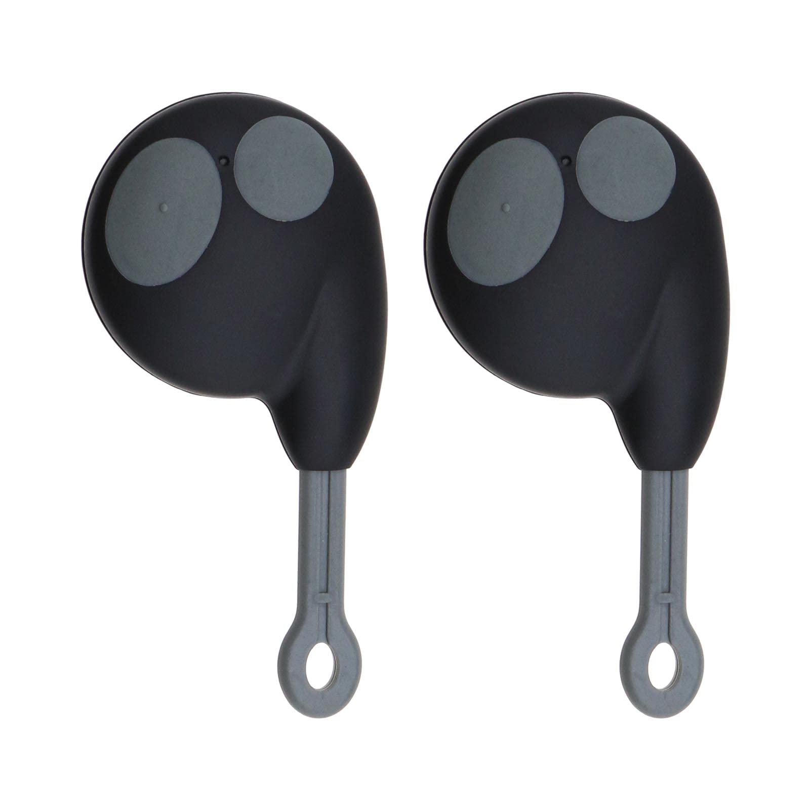 The Lord of the Tools 2pcs 2-button Car Key Fob Case Replacement Housing Shell Smart Keyless Entry Remote Fob Case Shell Compatible with Cobra Alarm 7777 1046 3193 3196 3198 3993 3998 7928 8186 8888