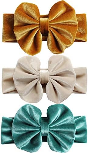 Baby Girl Nylon Bow Headband Knot Nylon Turban Elastic Head Wraps Hairband For Newborn Infant Toddle
