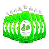 Mountain Falls Ultra Concentrated Dish Soap and Antibacterial Handsoap, Crisp Apple, 40 Fluid Ounce (Pack of 8)