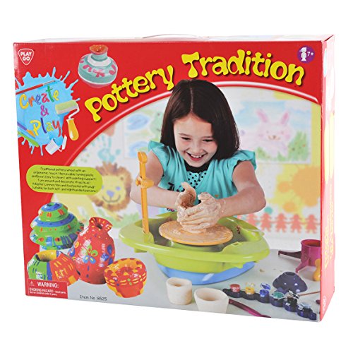 PlayGo Create & Play Kids Pottery Wheel Kit - Children