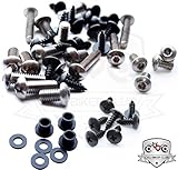 Yamaha YZF-R1 04-06 Motorcycle Fairing Bolt Kit, Screws, Bolts, Fasteners R1 2004 2005 2006