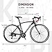 Outroad Road Bike 700c Spoke Wheels Road Bicycle 21 Speed 26 inch Commuter Bicycle (Black and Red)thumb 1