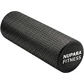 NUPARA FITNESS Exercise Foam Roller for Working Out | 18in Foam Roller | Foam Roller for Exercise 18 Inch, Muscle Roller Foam, Gym Roller for Back, Back Foam Roller for Back Pain